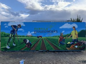 BB Club Donated a Mural Painting to Fertile Graoundworks